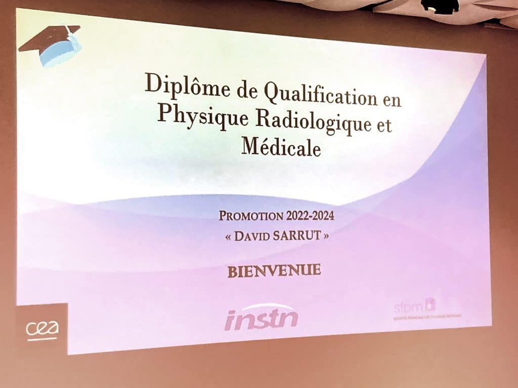 Physique médicale DQPRM : cérémonie de remise des diplômes promotion 2022-2024