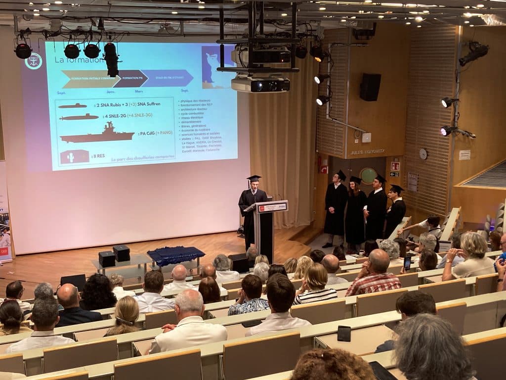 Cérémonie diplômes Génie atomique promotion 2023-2024